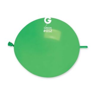 13" Gemar Green 012 Link Latex Balloons 50ct