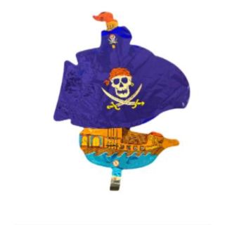 14-mini-flexmetal-pirate-ship-blu--foil-balloon