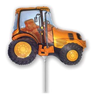 14-mini-flexmetal-yellow-tractor-foil-balloon