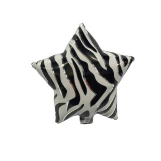 14-mini-north-star-black--zebra-stripe-star-foil-balloon