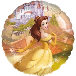 17" Belle Disney Princess Round Foil Balloon