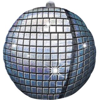 Disco Ball Holographic UltraShape Foil Balloon