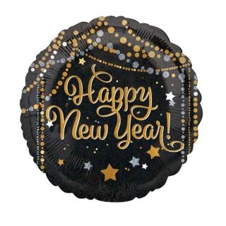 18inch--gold---black-new-year-anagram-foil-balloon