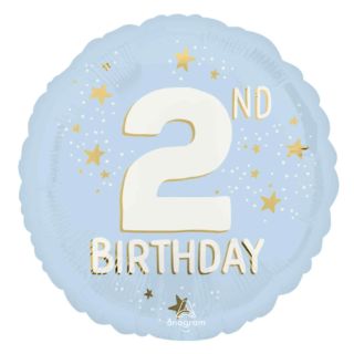 18inch-2nd-birthday-blue-foil-balloon