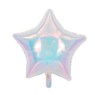 18" Dazzle Star Bamboo Party Clear Balloon