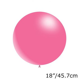 18" Decotex Bubble Gum Pink 33 Latex Balloons 10ct
