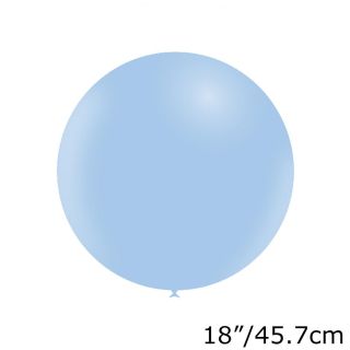 18" Decotex Matte Pastel Blue 106 Latex Balloons 10ct
