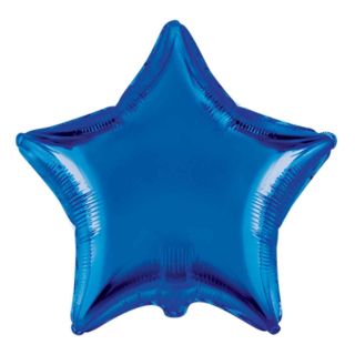 18" Star Blue Flexmetal Foil Balloon