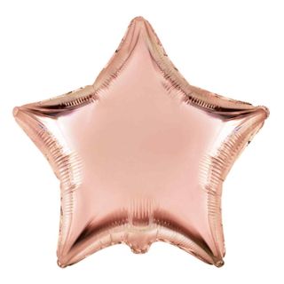 18" Star Rose Gold Flexmetal Foil Balloon