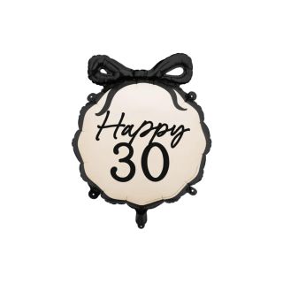 18inch-happy-30-black-bow-foil-balloon-party-deco