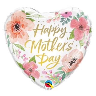 18inch-mother-s-day-pink---floral-satin-heart-foil-balloon
