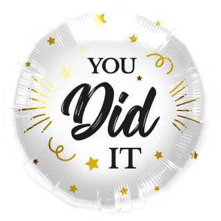 18" You Did It Round Foil Balloon