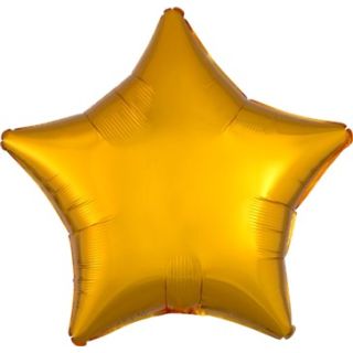 19" Gold Star Anagram Foil Balloon