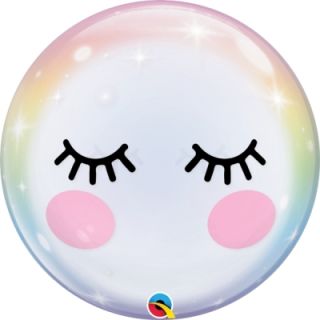 22" Deco Bubble Balloon Eyelashes 1ct