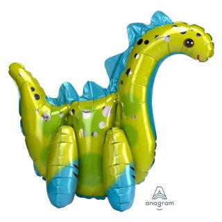23" Anagram Brontosaurus Dinosaur Multi Foil Balloon