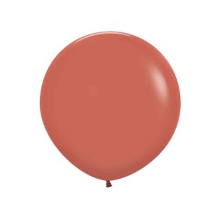 24" Sempertex Terracotta 072 Latex Balloons 3ct