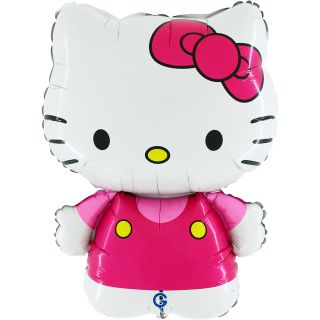 25" Hello Kitty Fuxia Supershape Foil Balloon