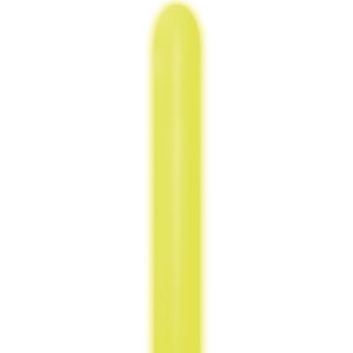 260S Sempertex Neon Yellow 220 Modelling Latex Balloons 50ct