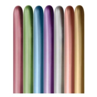 260s Sempertex Reflex Assorted 900 Modelling Latex Balloons 50ct