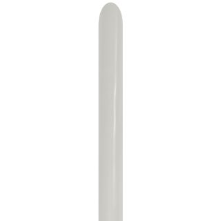 260s Sempertex Silk Oyster White 806 Modelling Latex Balloons 50ct