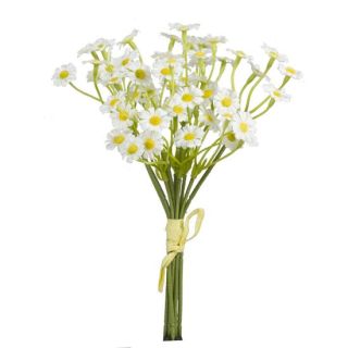 27cm Daisy Mini Satin Bunch 6 Stems