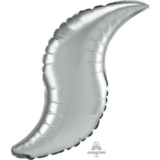 28" Platinum Curve Foil Balloon 3ct