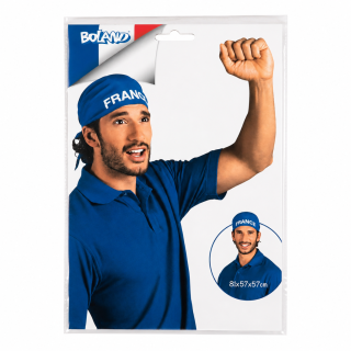 France Supporter Bandana-Blue Headscarf