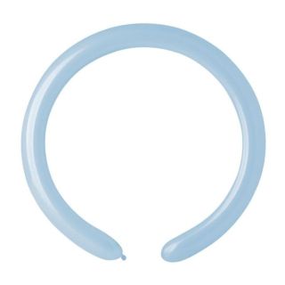 2" Gemar Powder Blue 108 Modelling Latex Balloons 100ct