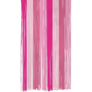 2m x 1m Door Curtain Multicoloured Pink Paper