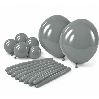 Sempertex Urban Grey 082 All Sizes Latex Balloons