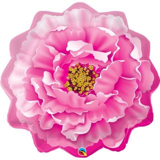 33" Peony Pink Supershape Foil Balloon