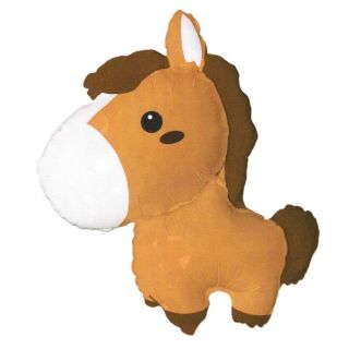 34"  Flexmetal Baby Horse Brown Foil Balloon