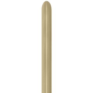 260s Sempertex Silk Gold Dust 870 Modelling Latex Balloons 50ct