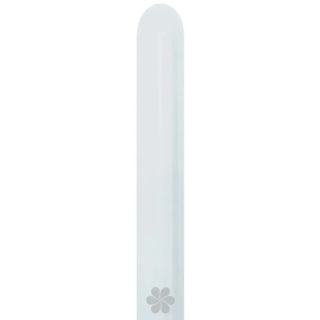 360s Sempertex White 005 Modelling Latex Balloons 50ct