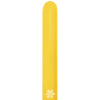 360s Sempertex Yellow 020 Modelling Latex Balloons 50ct