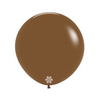 24" Sempertex Fashion Mocha 070 Latex Balloons 3ct