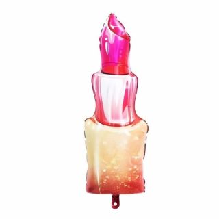 40cm x 95cm Lipstick Pink Foil Balloon