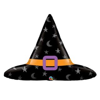 40" Halloween Witches Hat Supershape Foil Balloon