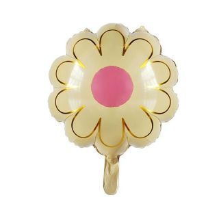 42cm x 52cm Yellow Daisy Foil Balloon