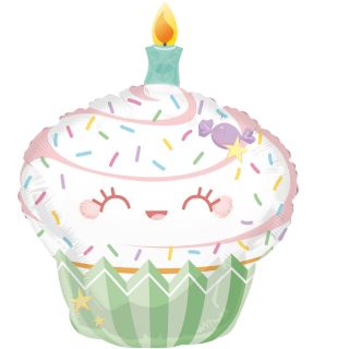 36" Happy Cake Foil Balloon