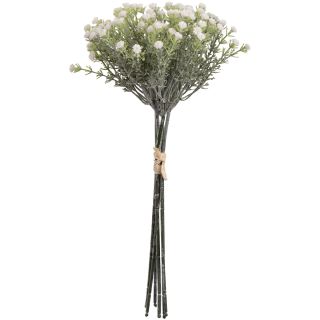 Mini White Open Gypsophilia Bud Bunch  31cm x 6