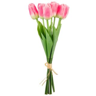 Tulip Bunch x 9 Pink