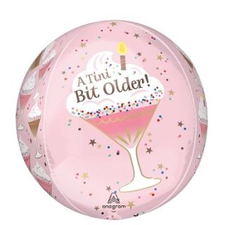 15" Anagram A Tiny Bit Older Orbz Foil Balloon