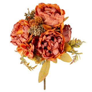 Peony Bouquet Vintage Copper Beech