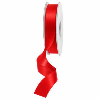 Satin Ribbon Double Faced Red APAC 15mm x 20m