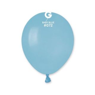 5" Gemar Baby Blue 072 Latex Balloons 50ct