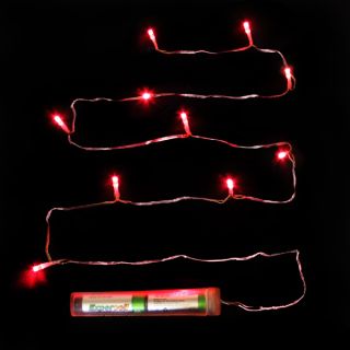 Décor Lites Submersible 10 Light Set Red