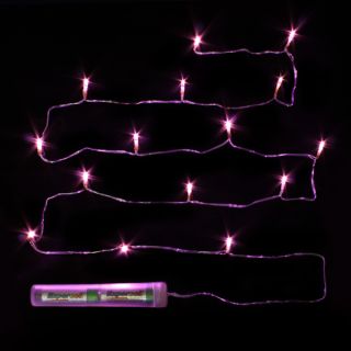 Décor Lites Submersible 15 Light Set Pink