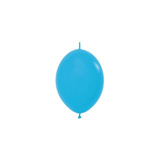 6" Sempertex Link Blue 040 Latex Balloons 50ct