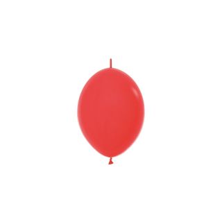6" Sempertex Link Red 015 Latex Balloons 50ct